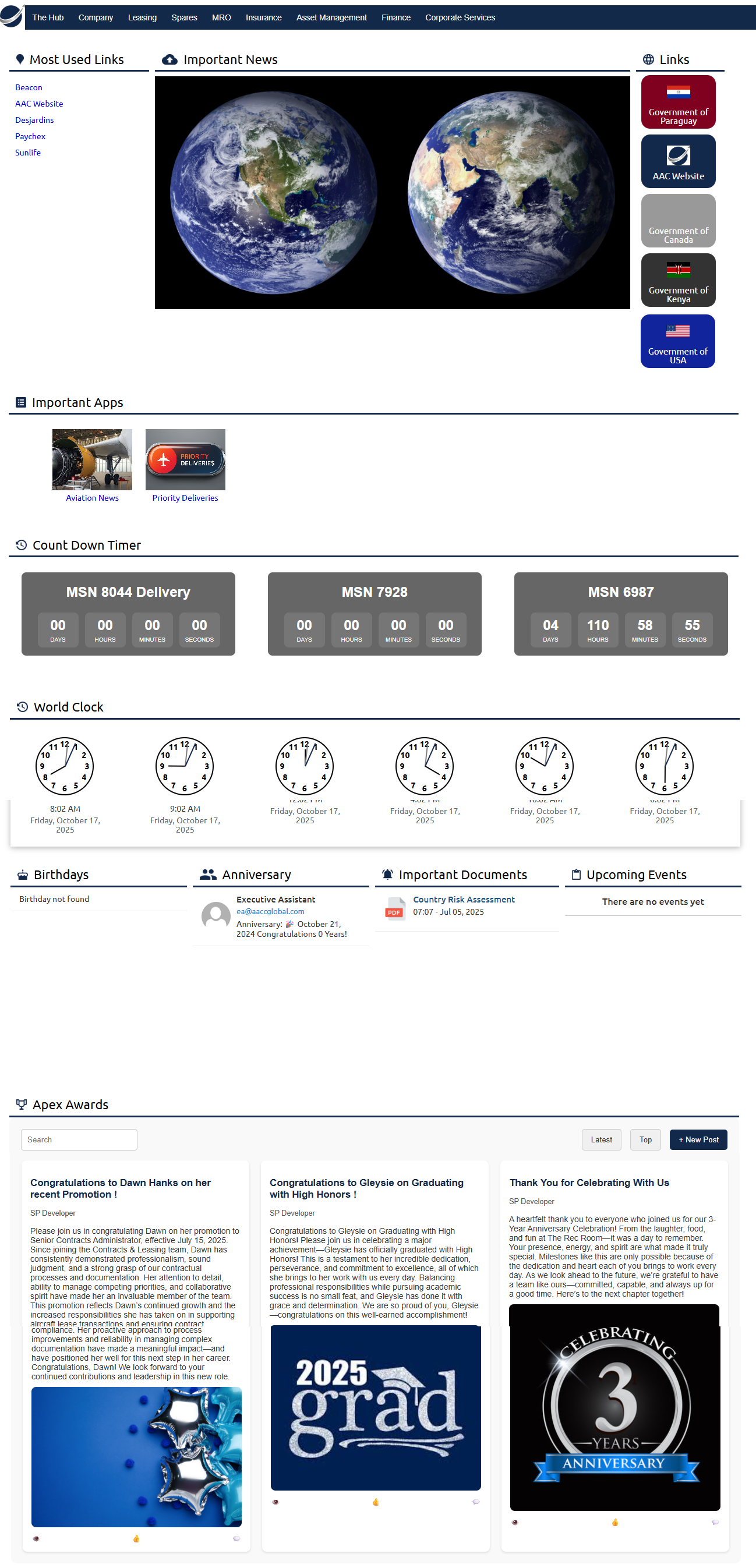 Modern Intranet